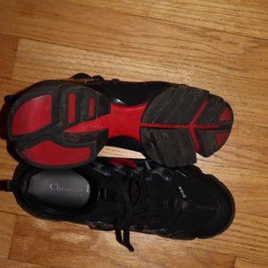 Christian Dior D-Connect Sneakers (Black with the red heart)